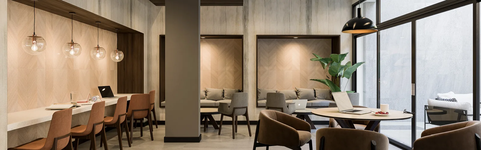 Render fachada Eco Florida II, La Florida
