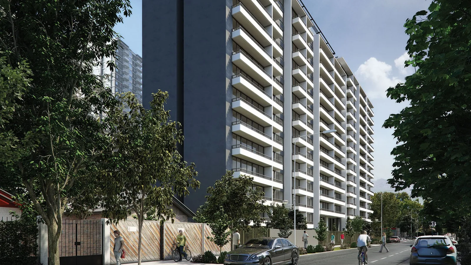 Render Edificio Limit Apartments, Macul